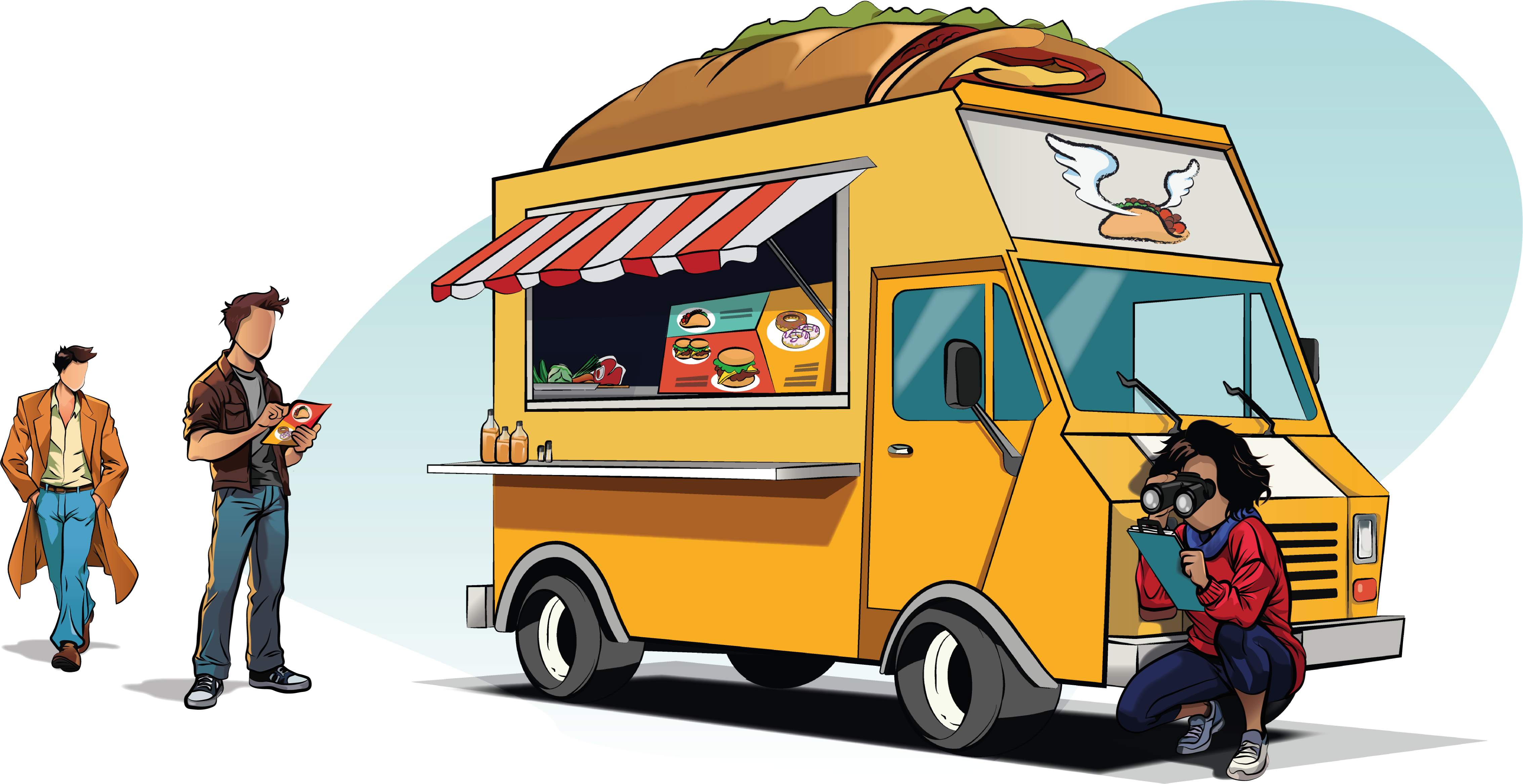 Illustration for Food Truck